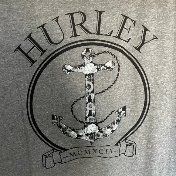 HURLEY open seas raglan graphic  tee shirt - Picture 4 of 5